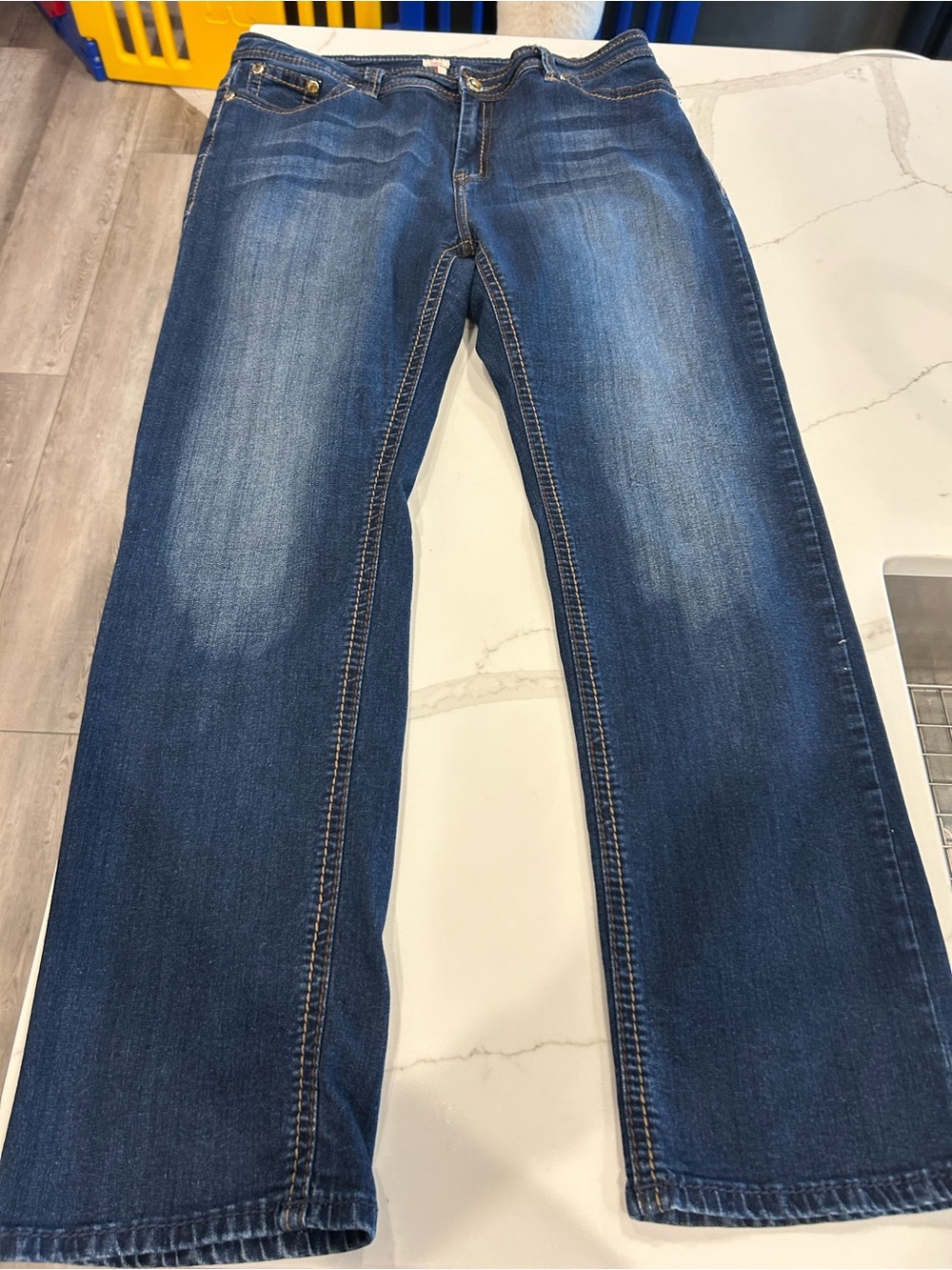 Reba Women's Dark Blue Boot Cut Jeans